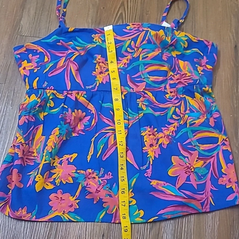 J. Crew Blue Floral‎ Camisole for women NEW.
